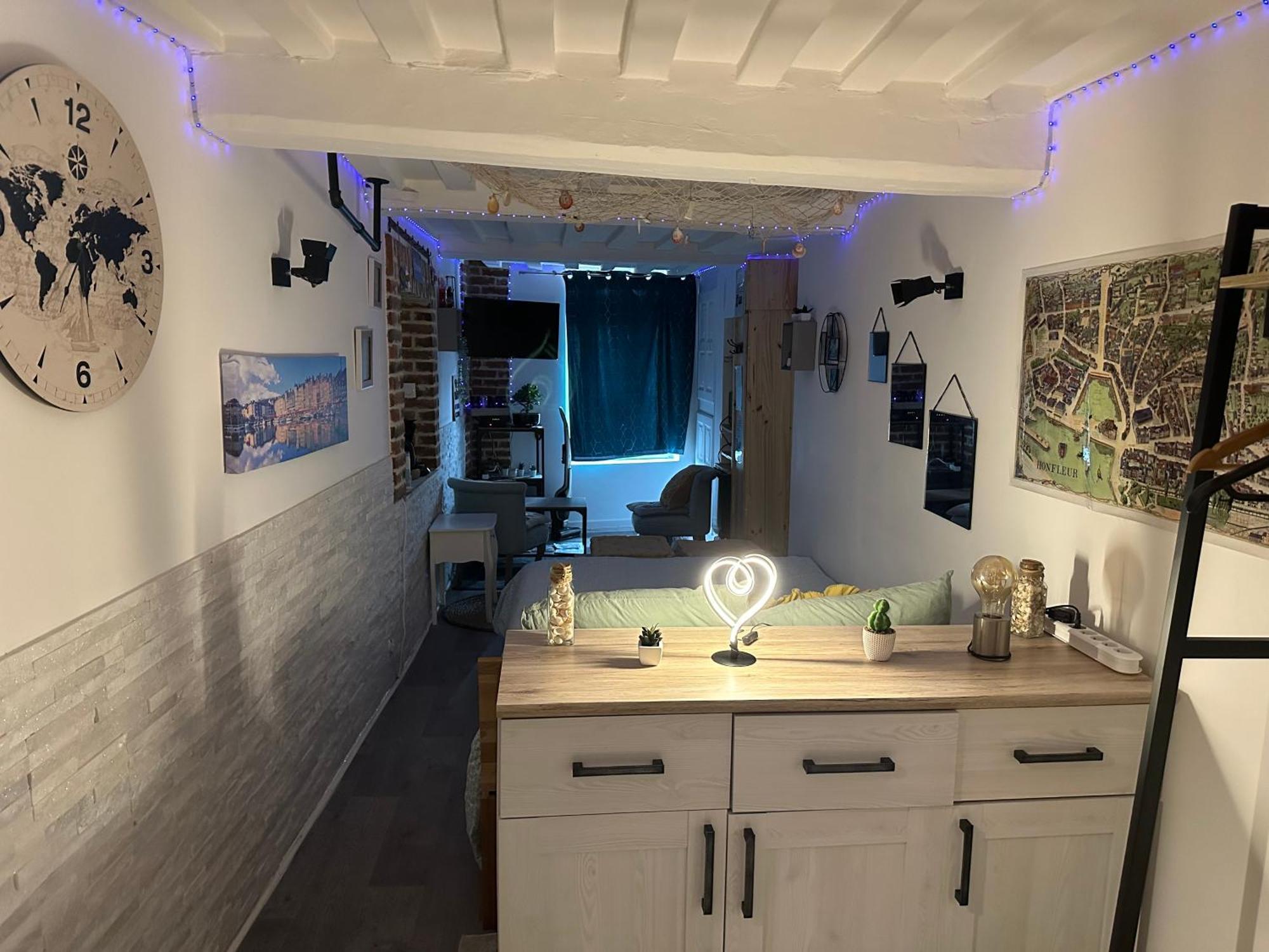 Le Ti Wi Studio En Plein Coeur Du Vieux Bassin 翁弗勒尔 外观 照片